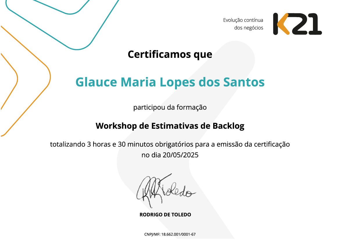 Certificado K21